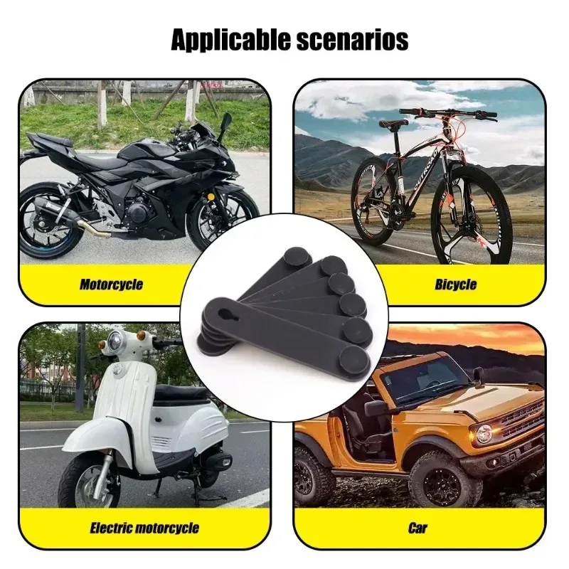 1-20Pcs Motorcycle Rubber Fram - Brake Line Motorcycle 评论和价格