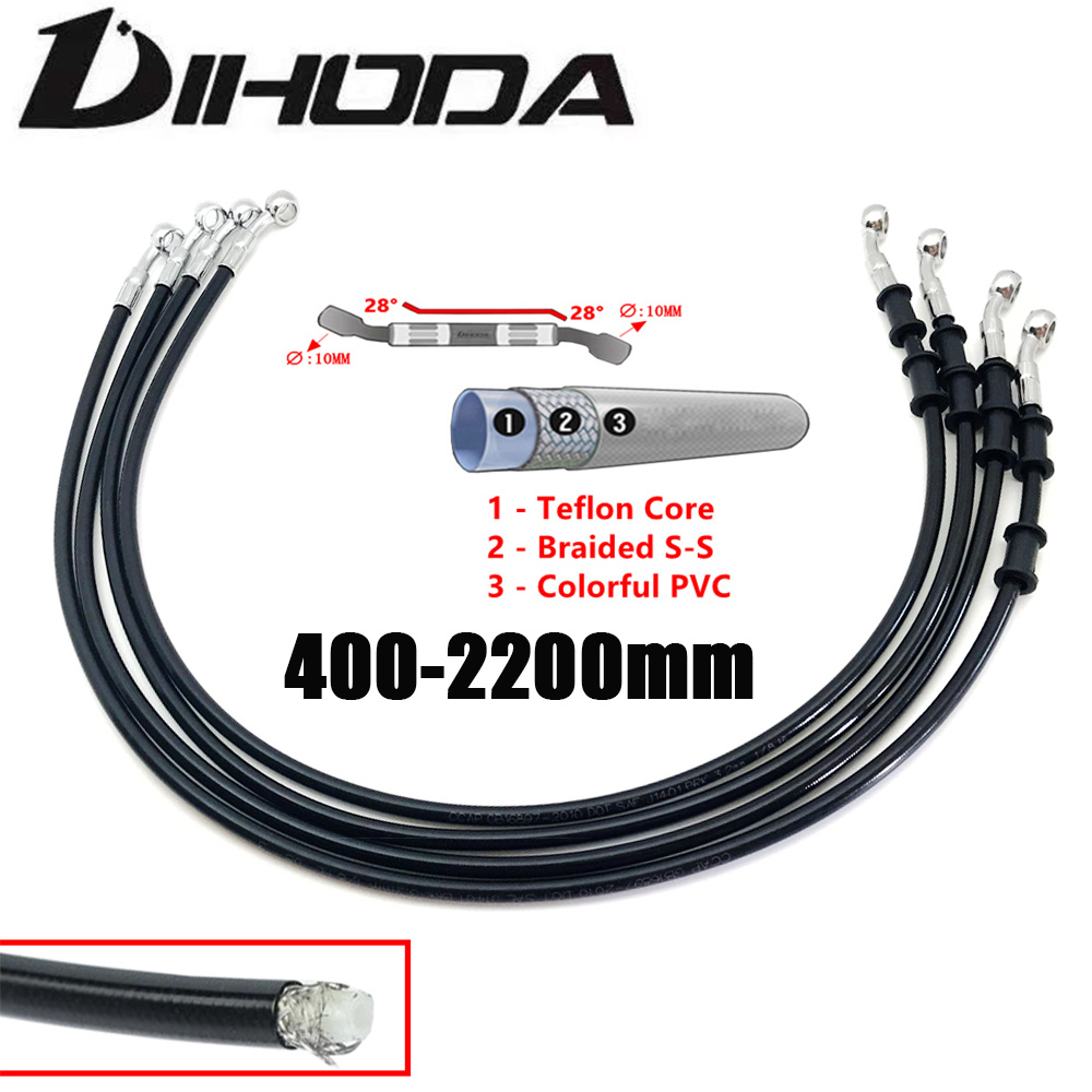 400-2200mm Motorcycle Hydrauli - Brake Line Motorcycle 评论和价格