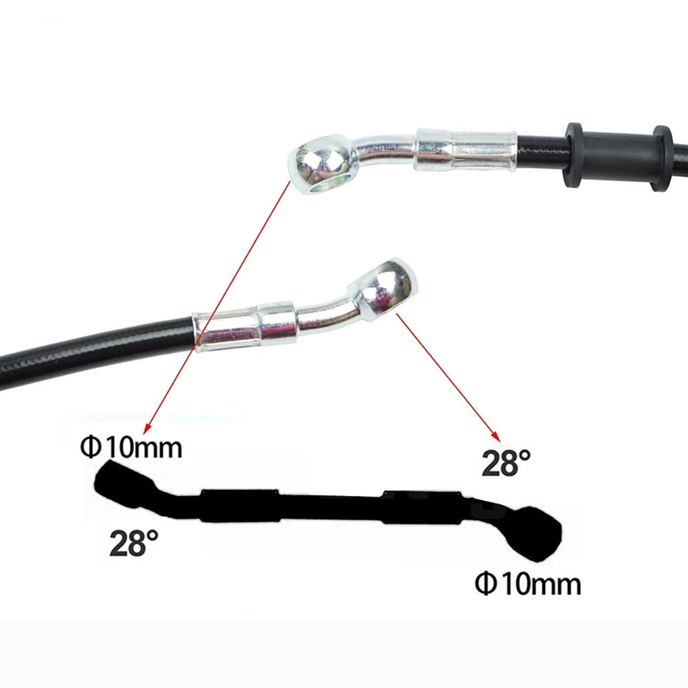 400-2200mm Motorcycle Hydrauli - Brake Line Motorcycle 评论和价格