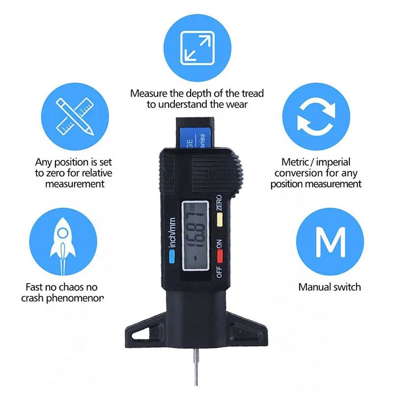 Digital Motorcycle Car Tire Ty - Brake Caliper 评论和价格