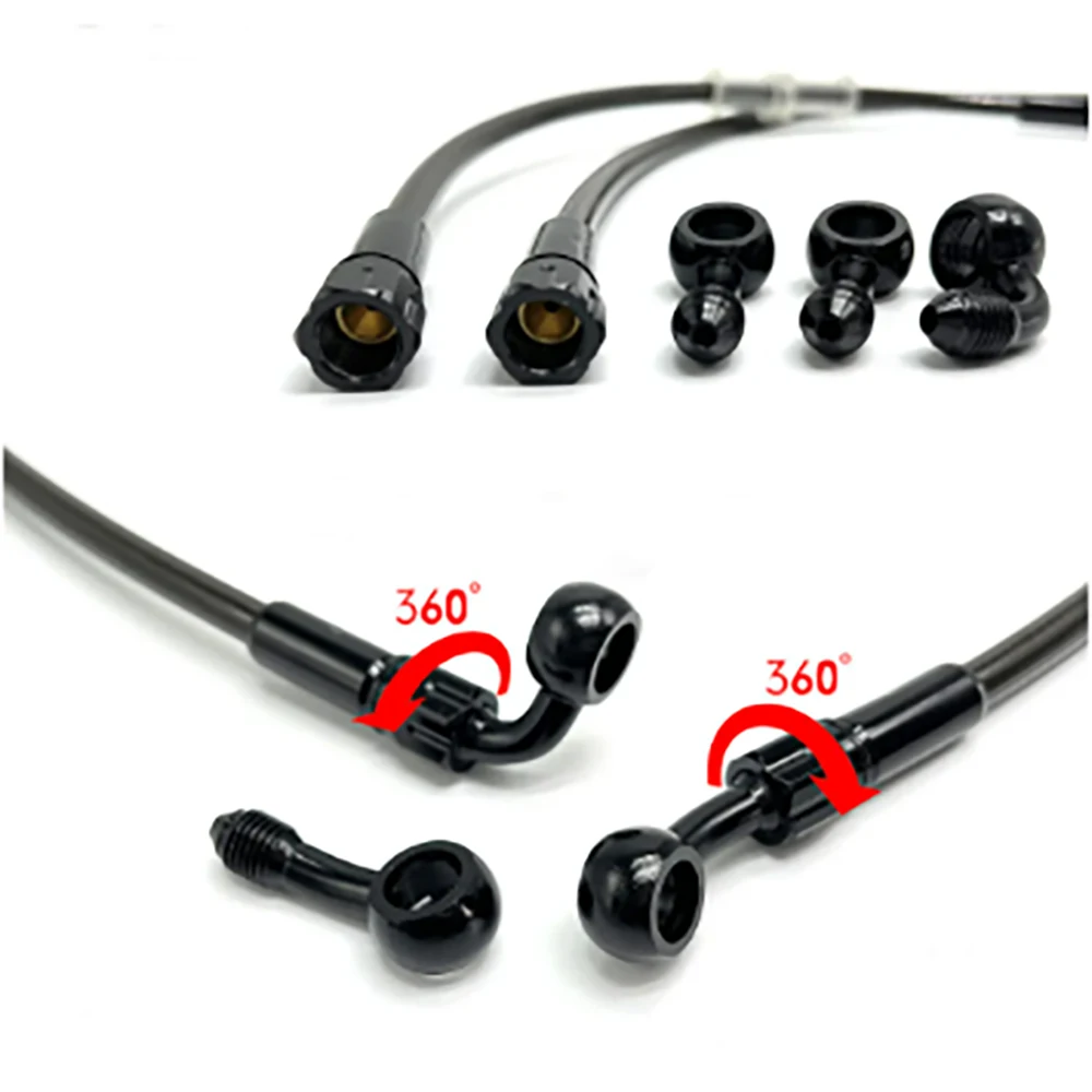 Motorcycle Brake Hose AN3 Brai - Brake Line Motorcycle 评论和价格