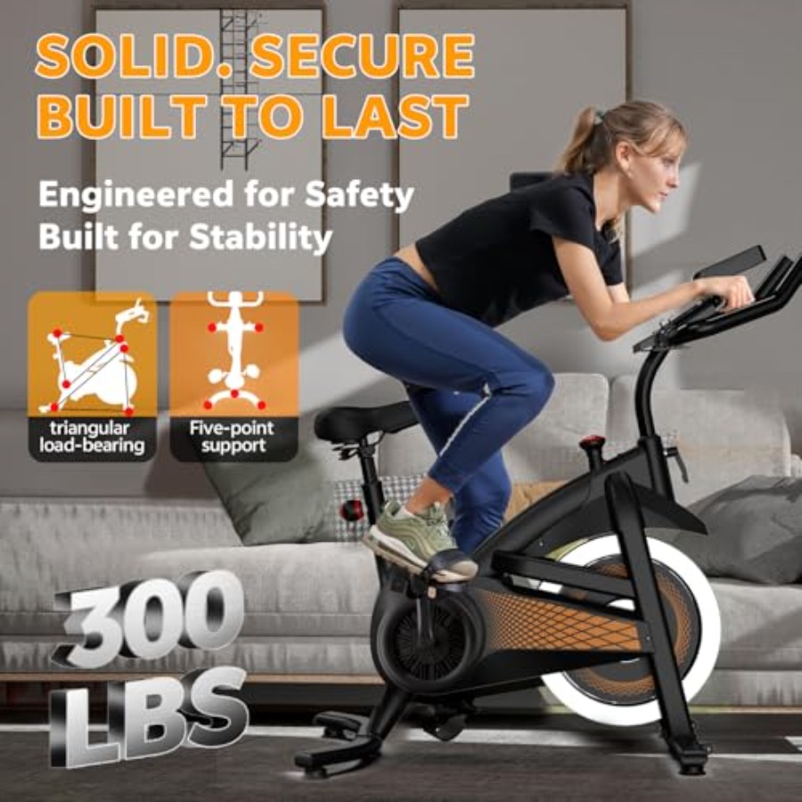 Home cardio exercise bike with - Brake Pads Bike 评论和价格