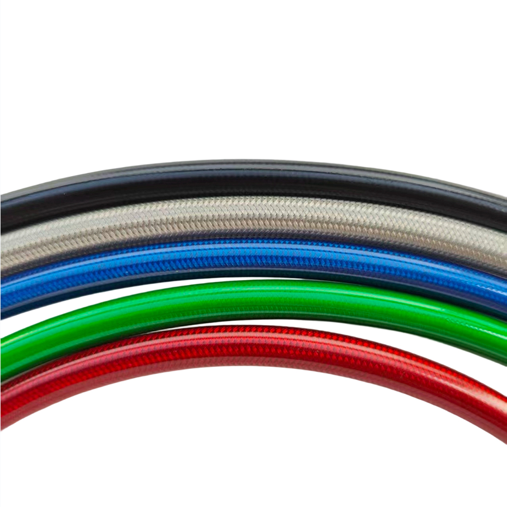 28°-28° Black Braided Hydrauli - Brake Line Motorcycle 评论和价格